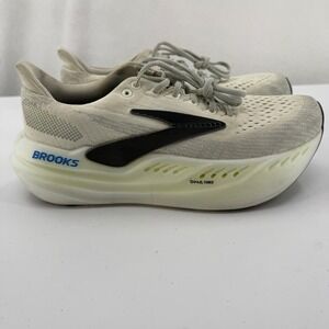 Brooks Glycerin Max Running Shoes Mens 9 White DNA Tuned Cushion 1104471D004